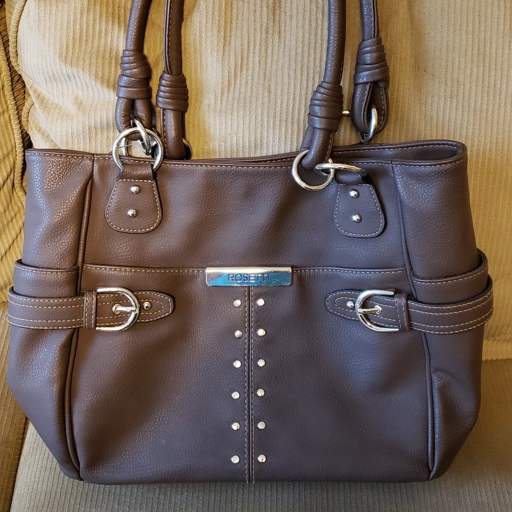 Rosetti Ring in The Tides Tote, Dark Brown